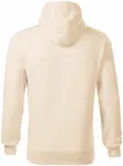 Ανδρική μπλούζα με κουκούλα χωρίς φερμουάρ, αμύγδαλο