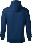 Ανδρική μπλούζα με κουκούλα χωρίς φερμουάρ, μπλε μεσάνυχτα