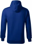 Ανδρική μπλούζα με κουκούλα χωρίς φερμουάρ, μπλε ρουά