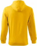 Ανδρική μπλούζα με κουκούλα, κίτρινος