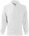 Ανδρική μπλούζα με κουκούλα, λευκό