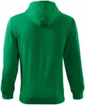 Ανδρική μπλούζα με κουκούλα, πράσινο γρασίδι