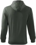 Ανδρική μπλούζα με κουκούλα, σκοτεινή πλάκα