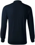 Ανδρική μπλούζα με κρυφές τσέπες, σκούρο μπλε