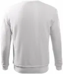 Ανδρική / παιδική μπλούζα πάνω από το κεφάλι, χωρίς κουκούλα, λευκό