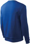 Ανδρική / παιδική μπλούζα πάνω από το κεφάλι, χωρίς κουκούλα, μπλε ρουά