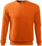 Ανδρική / παιδική μπλούζα πάνω από το κεφάλι, χωρίς κουκούλα, πορτοκάλι