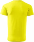 Ανδρικό απλό μπλουζάκι, λεμόνι κίτρινο