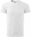 Ανδρικό απλό μπλουζάκι, λευκό