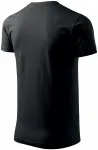 Ανδρικό απλό μπλουζάκι, μαύρος