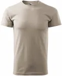 Ανδρικό απλό μπλουζάκι, γκρι πάγου