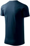Ανδρικό απλό μπλουζάκι, σκούρο μπλε