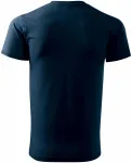 Ανδρικό απλό μπλουζάκι, σκούρο μπλε
