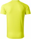 Ανδρικό αθλητικό μπλουζάκι, κίτρινο νέον