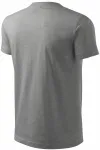 Ανδρικό κλασικό μπλουζάκι, σκούρο γκρι μάρμαρο