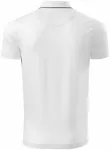 Ανδρικό κομψό πουκάμισο πόλο, λευκό