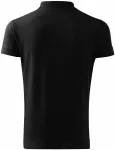Ανδρικό κομψό πουκάμισο πόλο, μαύρος