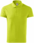 Ανδρικό κομψό πουκάμισο πόλο, πράσινο ασβέστη
