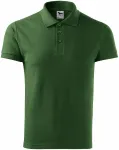 Ανδρικό κομψό πουκάμισο πόλο, πράσινο μπουκάλι