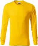 Ανδρικό μακρύ μανίκι T-shirt, κίτρινος