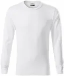 Ανδρικό μακρύ μανίκι T-shirt, λευκό