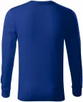 Ανδρικό μακρύ μανίκι T-shirt, μπλε ρουά