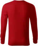 Ανδρικό μακρύ μανίκι T-shirt, το κόκκινο