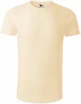 Ανδρικό μπλουζάκι από οργανικό βαμβάκι, αμύγδαλο