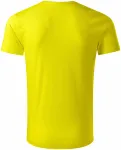 Ανδρικό μπλουζάκι από οργανικό βαμβάκι, λεμόνι κίτρινο