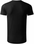 Ανδρικό μπλουζάκι από οργανικό βαμβάκι, μαύρος