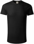 Ανδρικό μπλουζάκι από οργανικό βαμβάκι, μαύρος