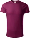 Ανδρικό μπλουζάκι από οργανικό βαμβάκι, φουξία