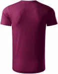 Ανδρικό μπλουζάκι από οργανικό βαμβάκι, φουξία