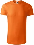 Ανδρικό μπλουζάκι από οργανικό βαμβάκι, πορτοκάλι