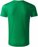 Ανδρικό μπλουζάκι από οργανικό βαμβάκι, πράσινο γρασίδι