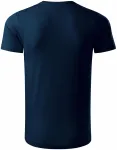 Ανδρικό μπλουζάκι από οργανικό βαμβάκι, σκούρο μπλε