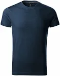 Ανδρικό μπλουζάκι διακοσμημένο, σκούρο μπλε