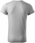 Ανδρικό μπλουζάκι με κυλιόμενα μανίκια, ασημένιο μάρμαρο
