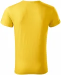 Ανδρικό μπλουζάκι με κυλιόμενα μανίκια, κίτρινο μάρμαρο
