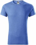 Ανδρικό μπλουζάκι με κυλιόμενα μανίκια, μπλε μάρμαρο