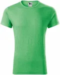 Ανδρικό μπλουζάκι με κυλιόμενα μανίκια, πράσινο μάρμαρο