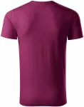 Ανδρικό μπλουζάκι, οργανικό βαμβάκι με υφή, φουξία