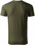 Ανδρικό μπλουζάκι, οργανικό βαμβάκι με υφή, Στρατός