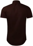 Ανδρικό πουκάμισο - Λεπτή εφαρμογή, καφές
