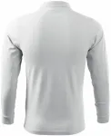Ανδρικό πουκάμισο με μακρυμάνικο πόλο, λευκό