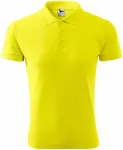Ανδρικό πουκάμισο πόλο, λεμόνι κίτρινο