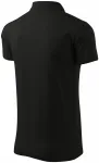 Ανδρικό πουκάμισο πόλο, μαύρος