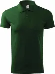 Ανδρικό πουκάμισο πόλο, πράσινο μπουκάλι