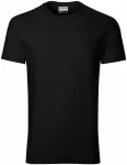 Ανθεκτικό ανδρικό μπλουζάκι βαρύτερο, μαύρος
