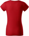 Ανθεκτικό γυναικείο μπλουζάκι βαρέων βαρών, το κόκκινο